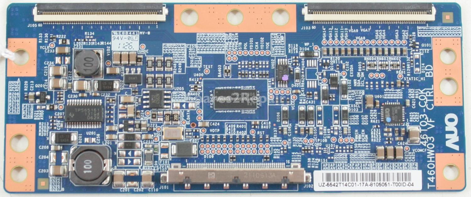 LG 42LK450U - T-Con - 46T03-C0K - 55.42T14.C01 - T460HW03 VF CTRL BD
