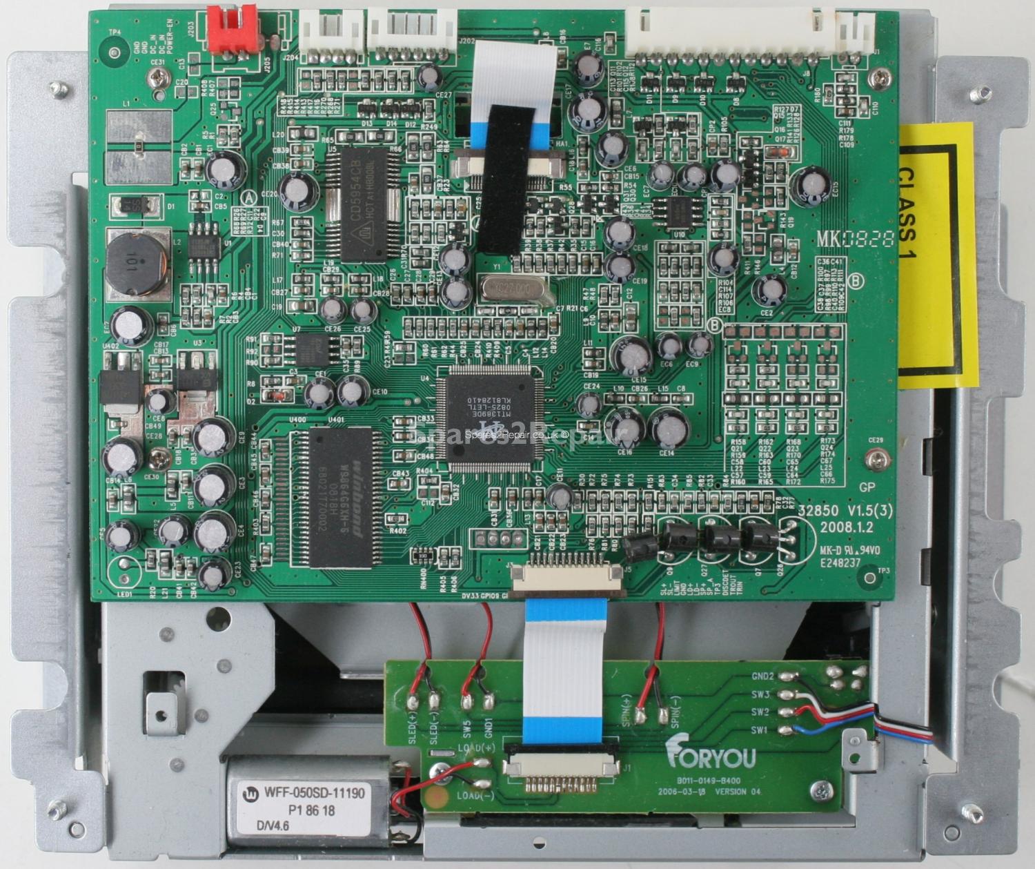 Matsui M22LID618 - DVD Mech - 32850 V1.5(3) - B011-0149-B400