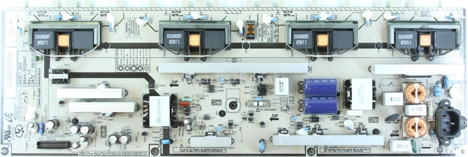 Samsung LE40B554M2W - PSU - BN44-00264C - H40F1_9HS - REV 1.3 - KETI HU10123-8009