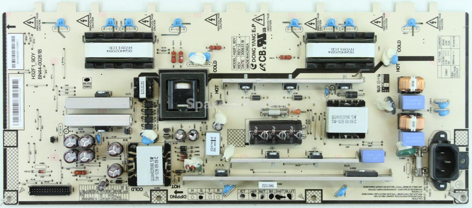 Samsung LE32B554 - Power Inverter - BN44-00261B - LJ97-02103A - H32F1_9DY REV 1.2