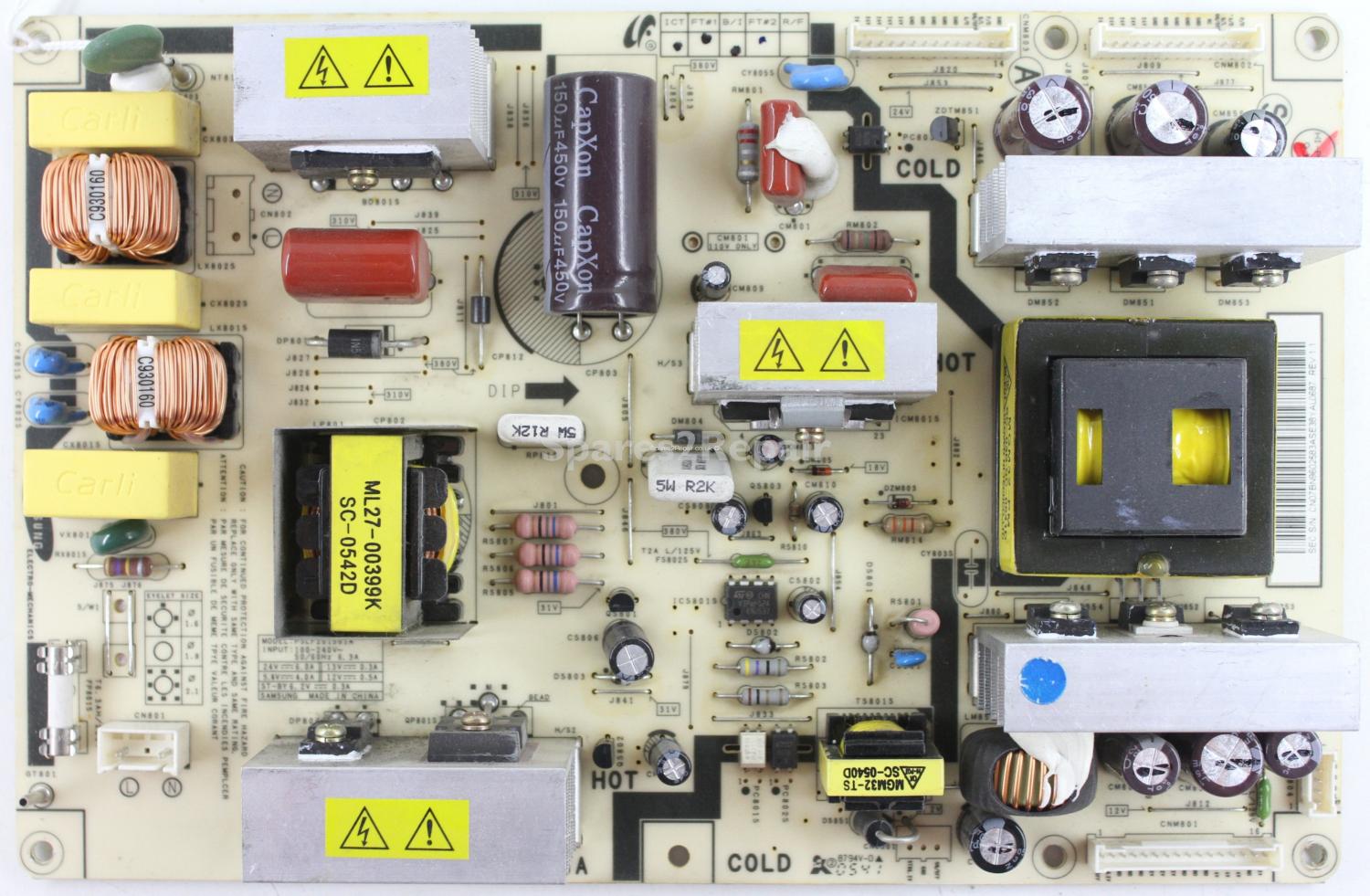 Samsung LE32R41BX - PSU - PSLF201501A - Rev.1.0 - BN96-02583A - REV 1.1