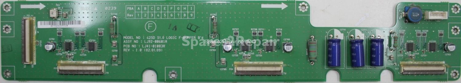 Samsung PS-42P2SB - Buffer - LJ92-00601A - LJ41-01083A - REV 1.0 - 42SD S1.0 LOGIC F-BUFFER Bd