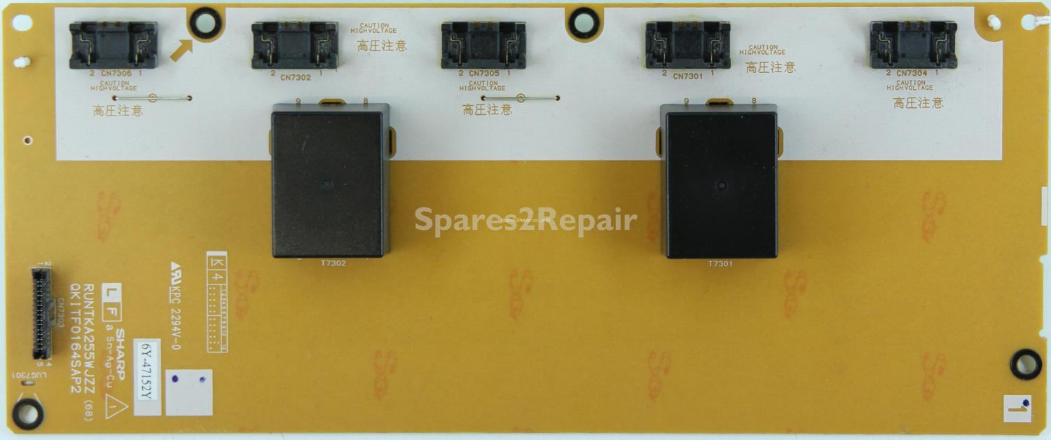 Sharp LC-46XD1E Inverter - RUNTKA255WJZZ(68) - QKITF0164SAP2