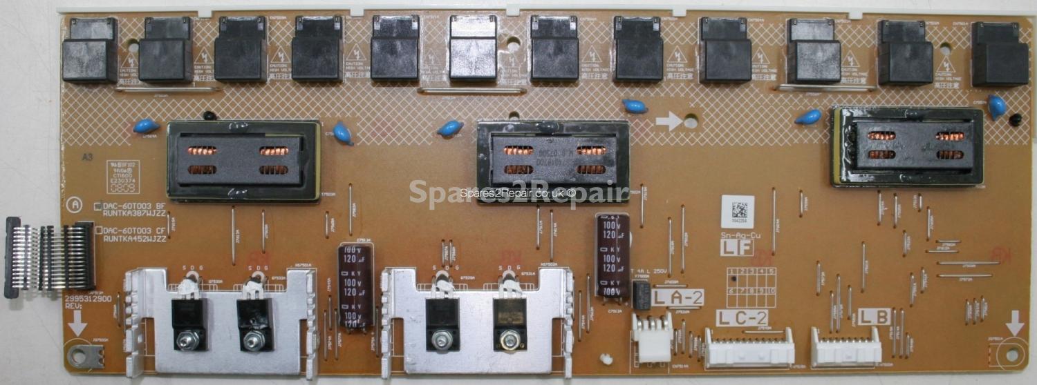 Sharp LC-46X20E - Inverter - DAC-60T003 BF - RUNTKA387WJZZ - 2995312900 REV 1