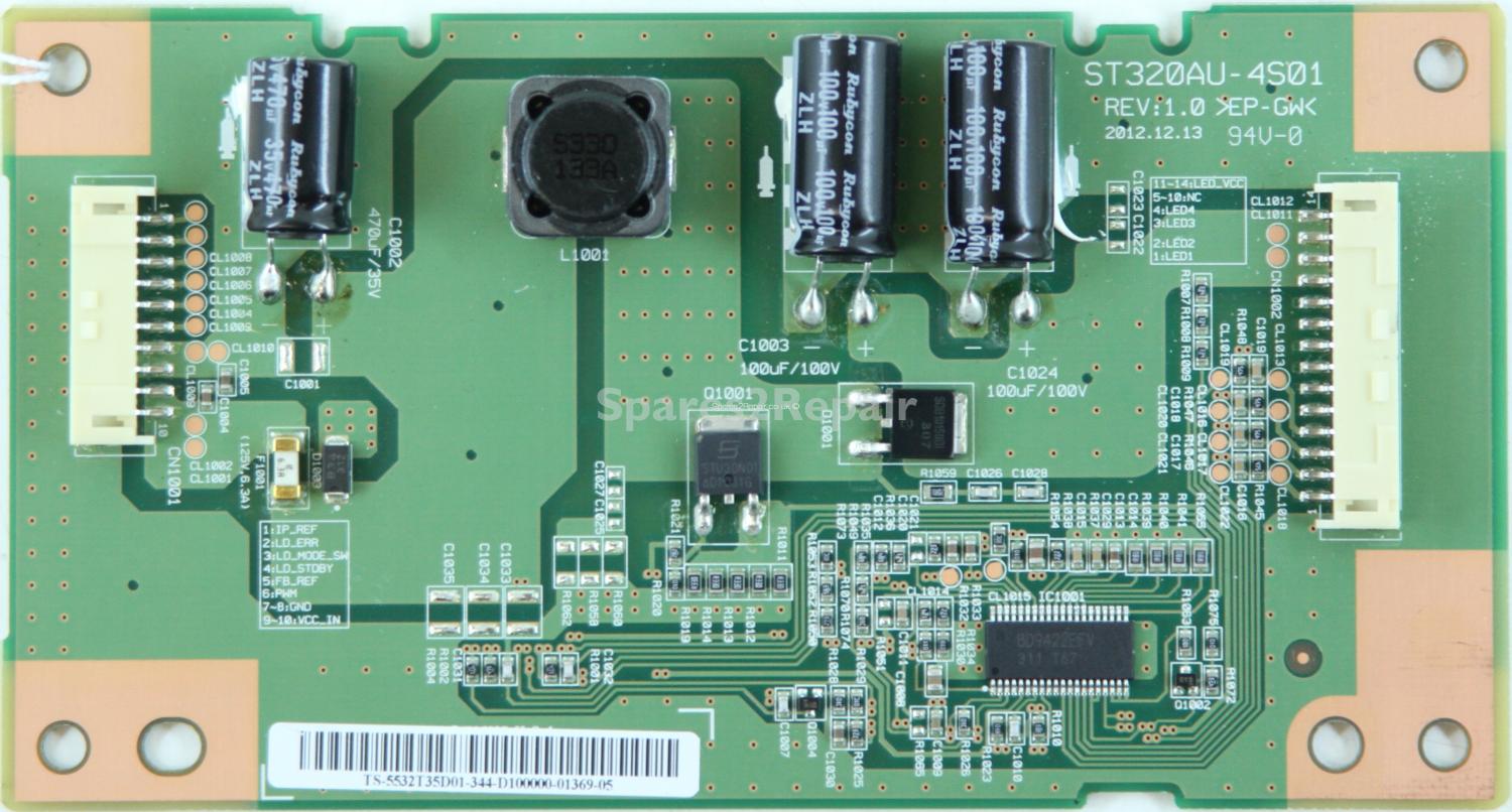 Sony KDL-32W653A - LED Driver Board - ST320AU-4S01 - REV:1.0 - 55.32T35.D01