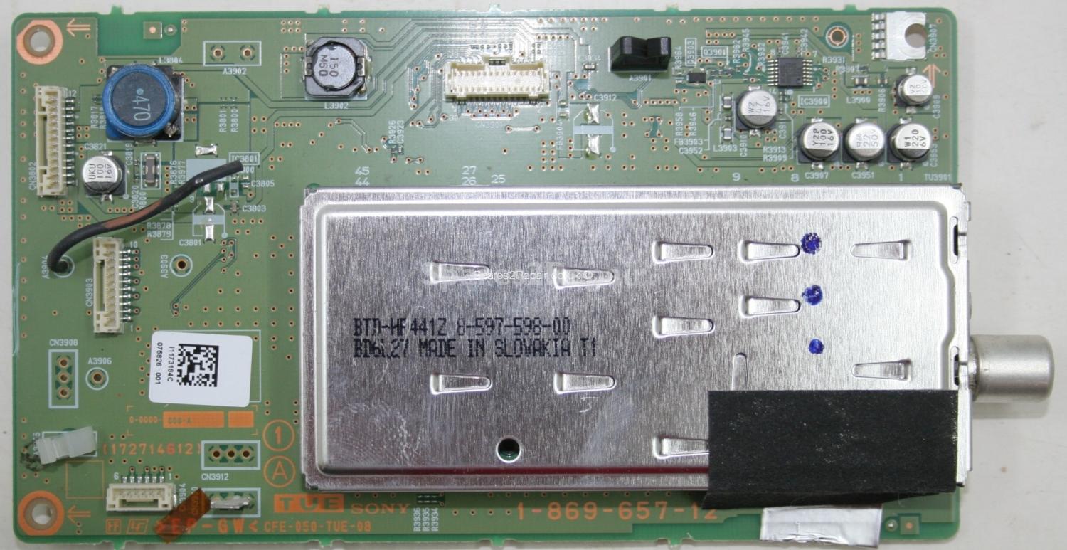 Sony KDL-40W2000 - Tuner - 1-869-657-12 - 172714612 - CFE-050-TUE-08