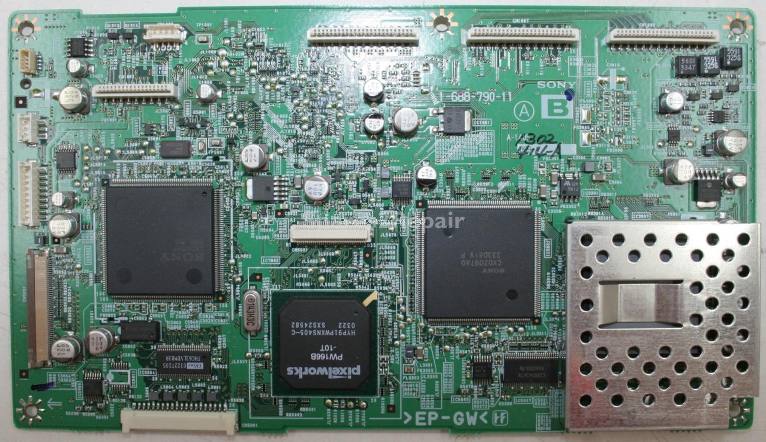 Sony KLV-23HR2 - Video Processor - 1-689-790-11 - A-1302-414-A - B Board