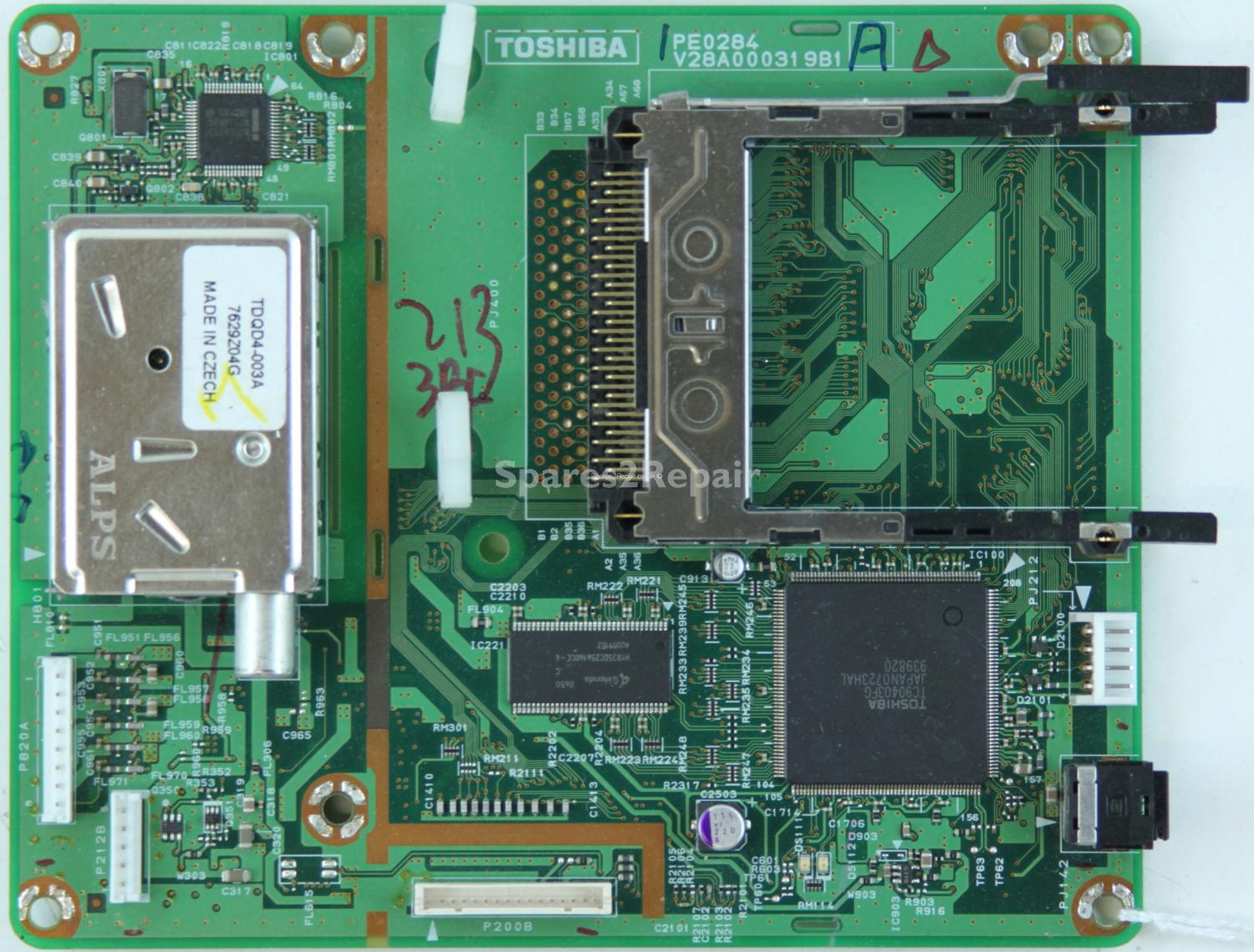 Toshiba 42X3030D - Card Reader - PE0284 A - V28A000319A1