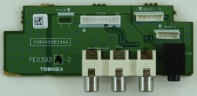 Toshiba 37C3035D - Side AV - PE0393 A-2 - V28A000533A2