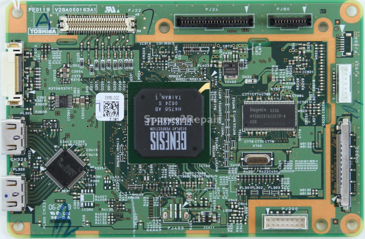 Toshiba 37WLT66S - HDMI - PE0119 A - V28A000163A1