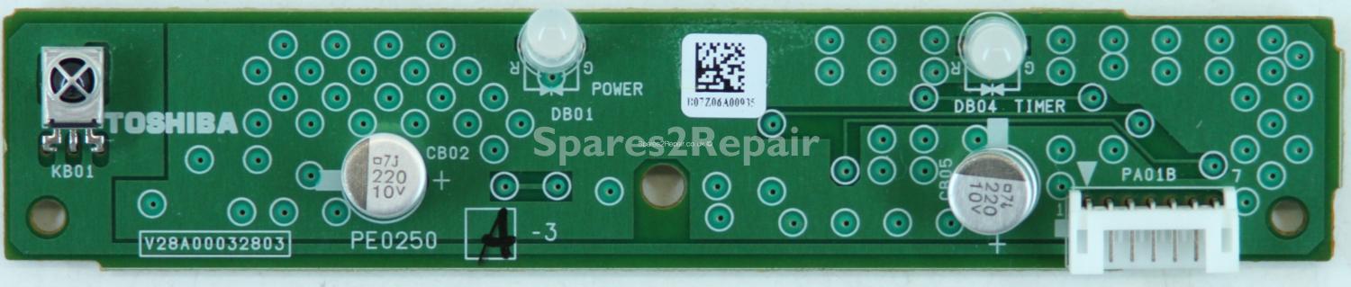 Toshiba 37X3030D - IR - PE0250 A-3 - V28A00032803