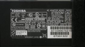 Toshiba - Charger - PA3237E-3ACA - 15V 8A (Original)